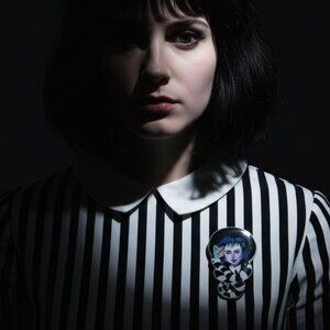 🖤 Beetlejuice Snake Pin Lydia Deetz Horror Fandom 🐍